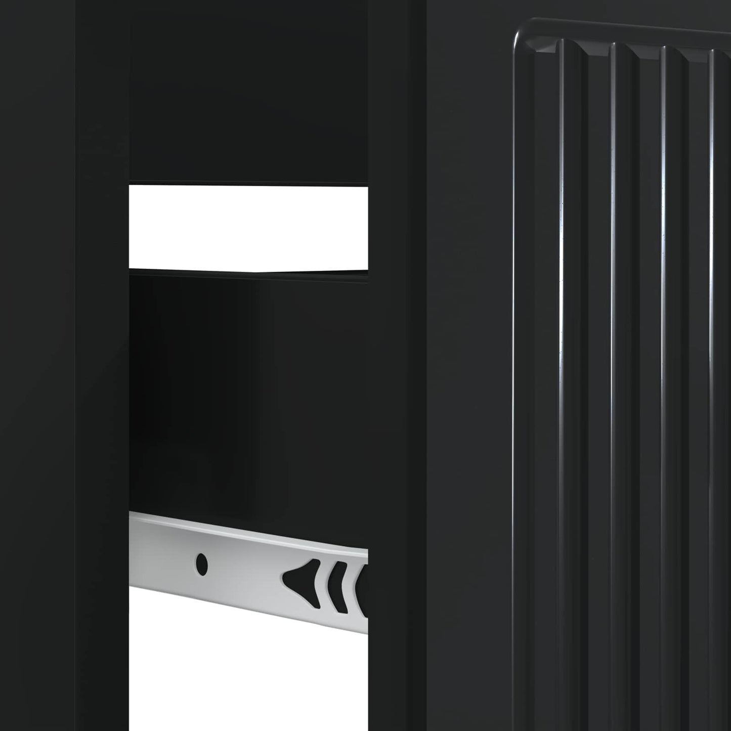 vidaXL Ντουλάπα Νιπτήρα Mπάνιου EDE Μαύρο 82 x 41 x 59 εκ