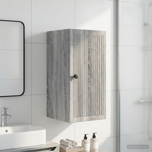 vidaXL Ντουλάπα τοίχου μπάνιου EDE Γκρι Sonoma 30 x 31 x 59 εκ.