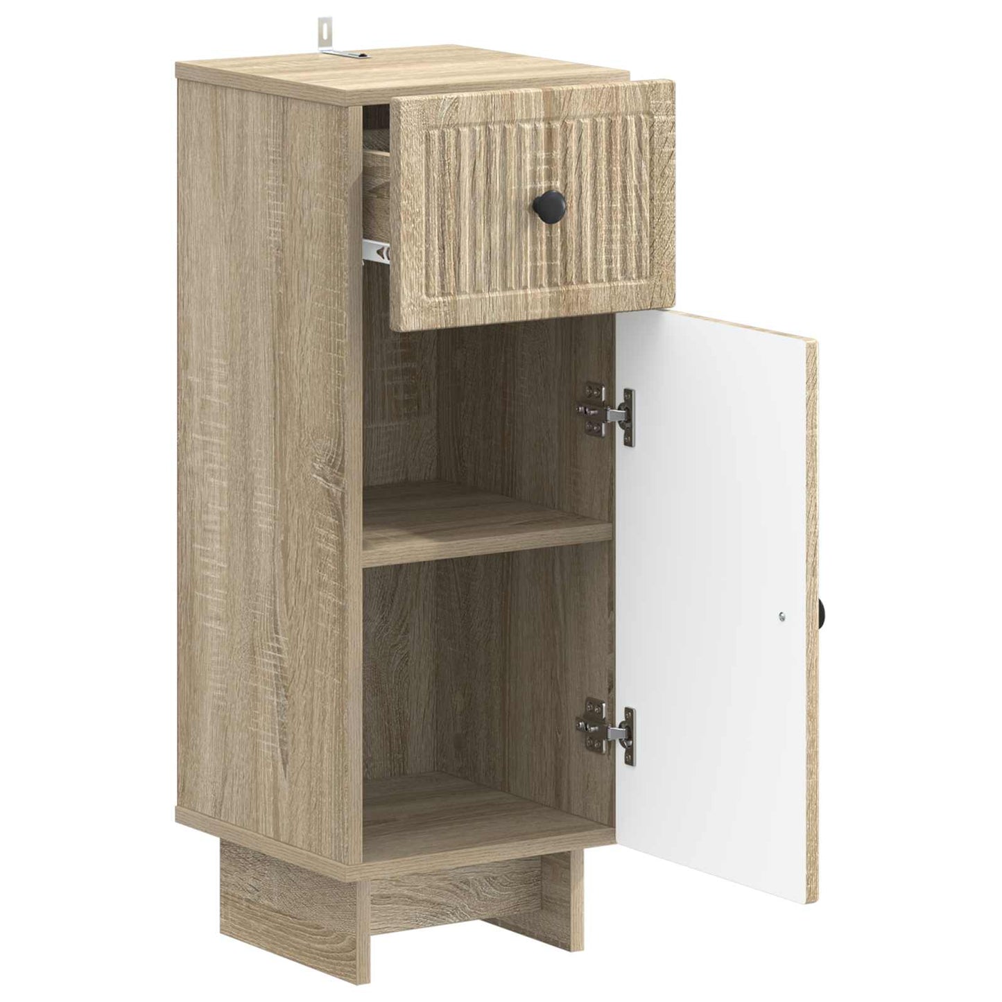 vidaXL Ντουλάπι Αποθήκευσης Μπάνιου EDE Sonoma Δρυς 30 x 31 x 80 εκ.