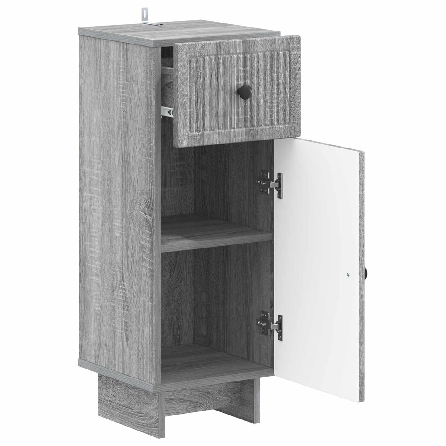vidaXL Ντουλάπι Αποθήκευσης Μπάνιου EDE Γκρι Sonoma 30 x 31 x 80 εκ.