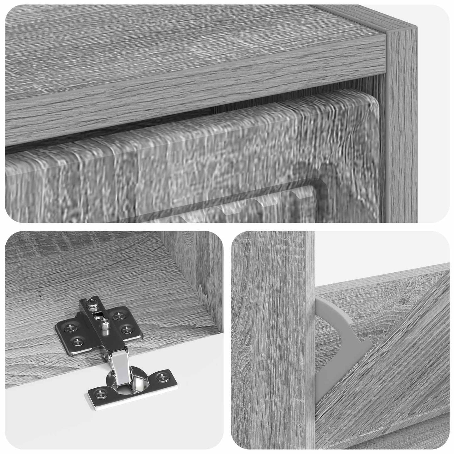 vidaXL Ντουλάπα Παπουτσιών EDE 78 x 24 x 103 εκ. Επεξεργασμένο Ξύλο