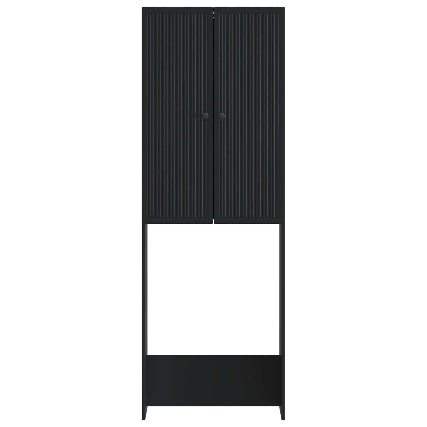 vidaXL Ντουλάπα τουαλέτας EDE Μαύρο 66 x 25,5 x 190 εκ.
