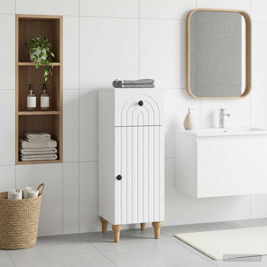 vidaXL Ντουλάπι Αποθήκευσης Μπάνιου ALKMAAR Λευκό 30 x 31 x 80 εκ.
