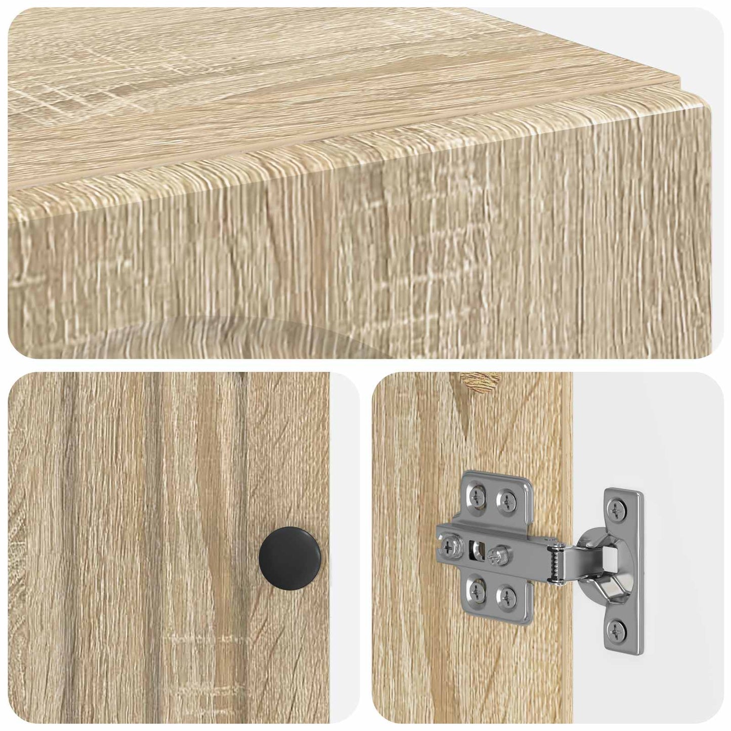 vidaXL Ντουλάπα Παπουτσιών ALKMAAR 59,5 x 39,5 x 90 εκ. Sonoma Δρυς