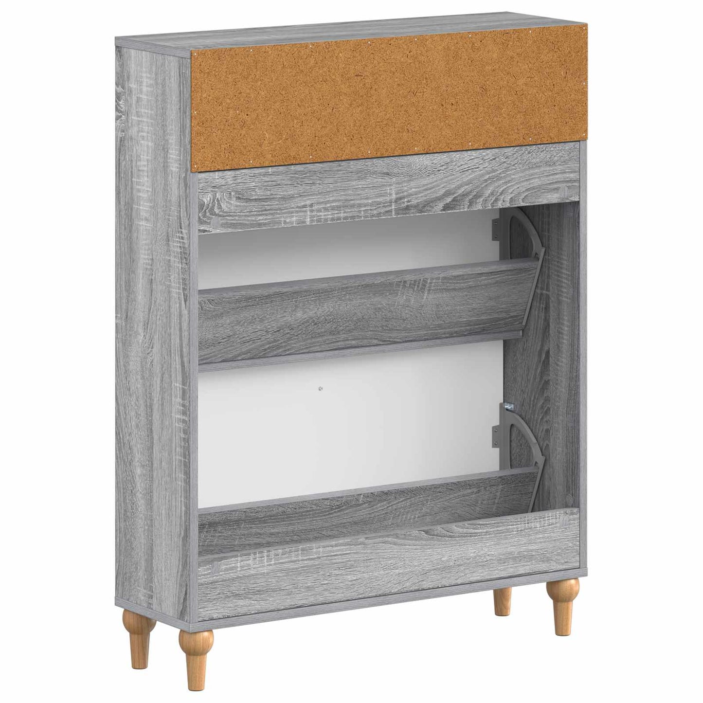 vidaXL Ντουλάπα Παπουτσιών ALKMAAR 78 x 24 x 103 εκ. Γκρι Sonoma
