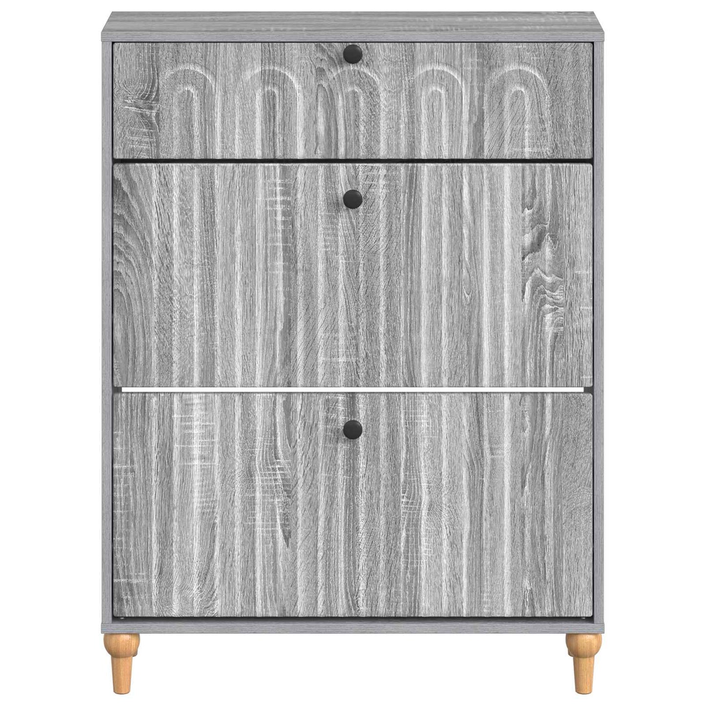 vidaXL Ντουλάπα Παπουτσιών ALKMAAR 78 x 24 x 103 εκ. Γκρι Sonoma