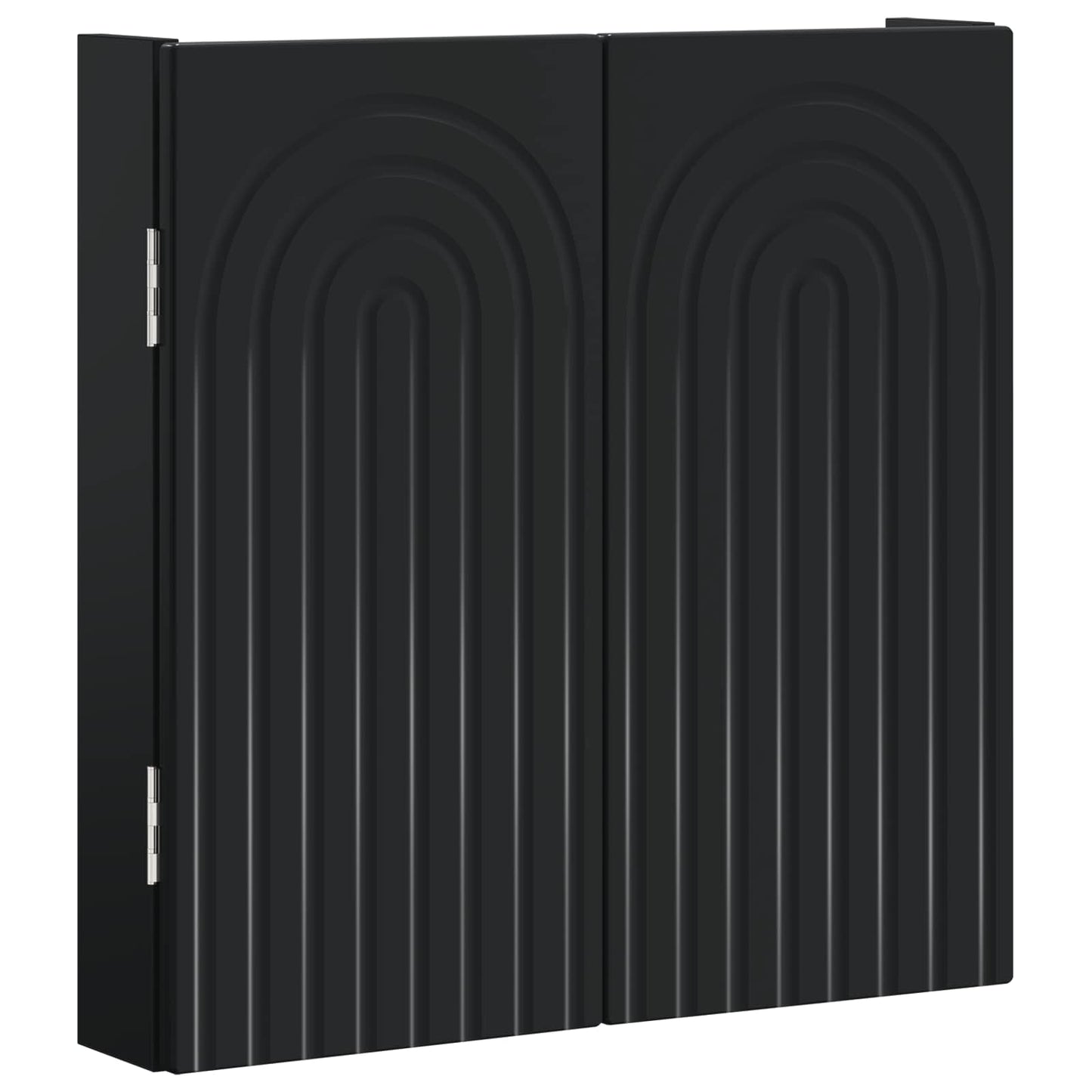 vidaXL Ντουλάπα Πινάκων Βελών ALKMAAR Μαύρο 52,5 x 10,5 x 53,5 εκ.