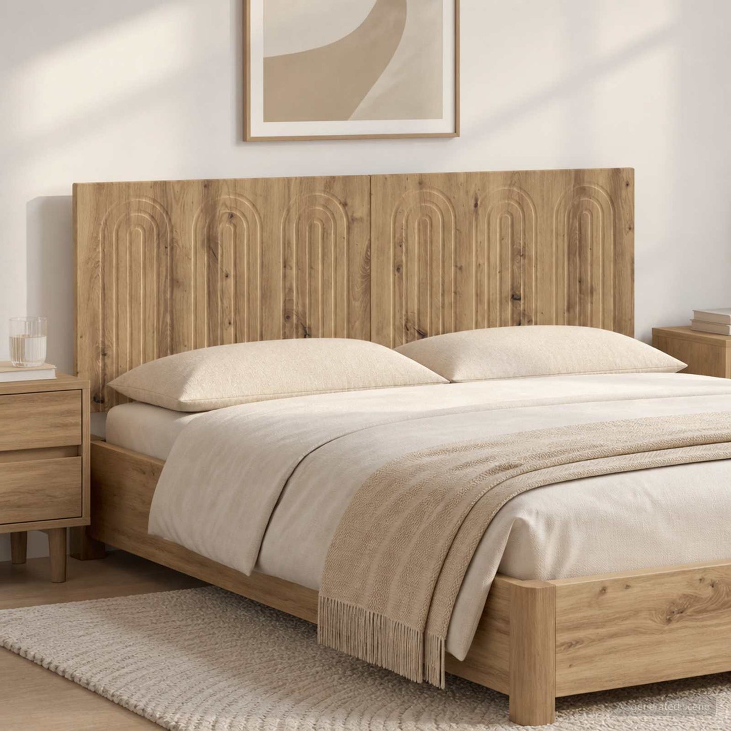 vidaXL Κεφαλάρι Τοίχου ALKMAAR Artisan Δρυς Επεξεργασμένο Ξύλο
