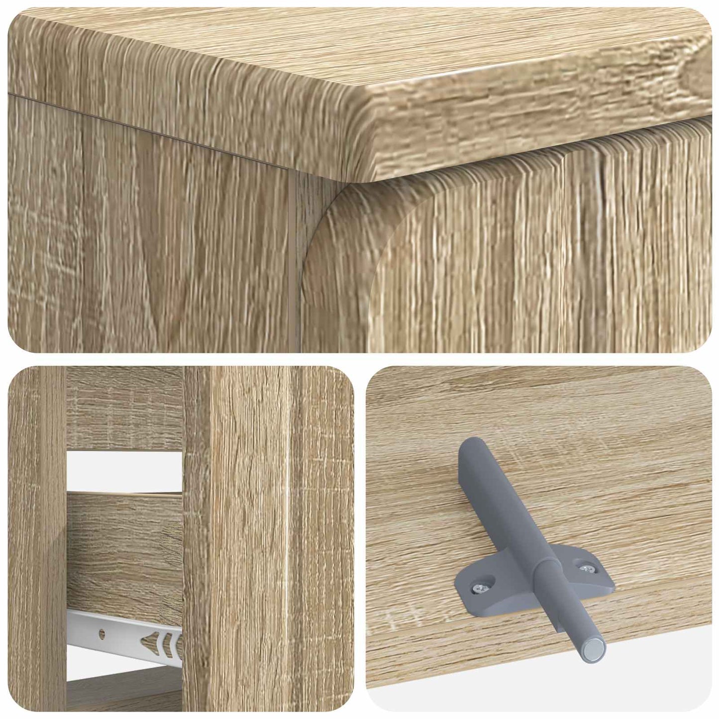vidaXL Ντουλάπα Νιπτήρα Mπάνιου ZWOLLE Sonoma Δρυς 82 x 41 x 58,5 εκ