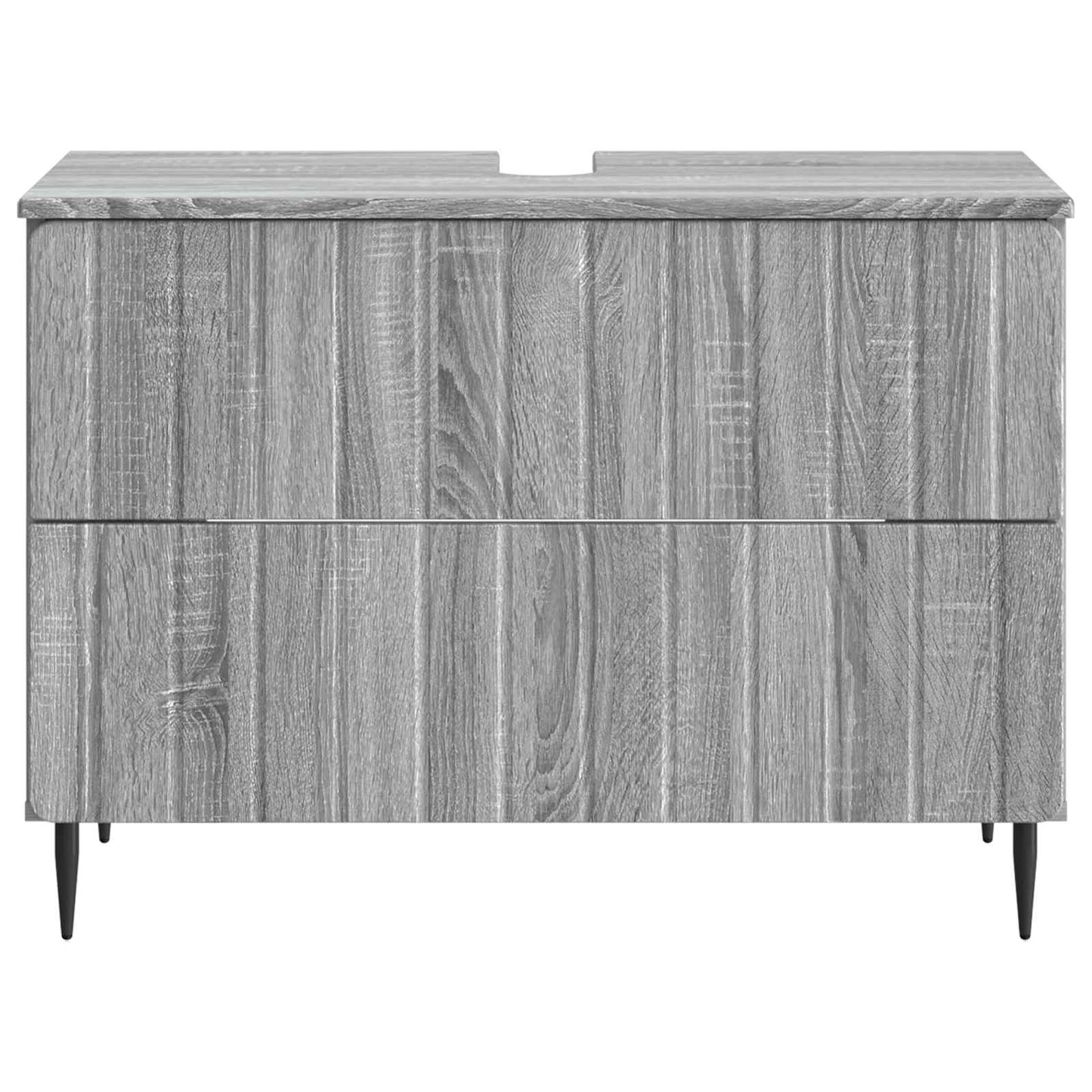 vidaXL Ντουλάπα Νιπτήρα Mπάνιου ZWOLLE Γκρι Sonoma 82 x 41 x 58,5 εκ