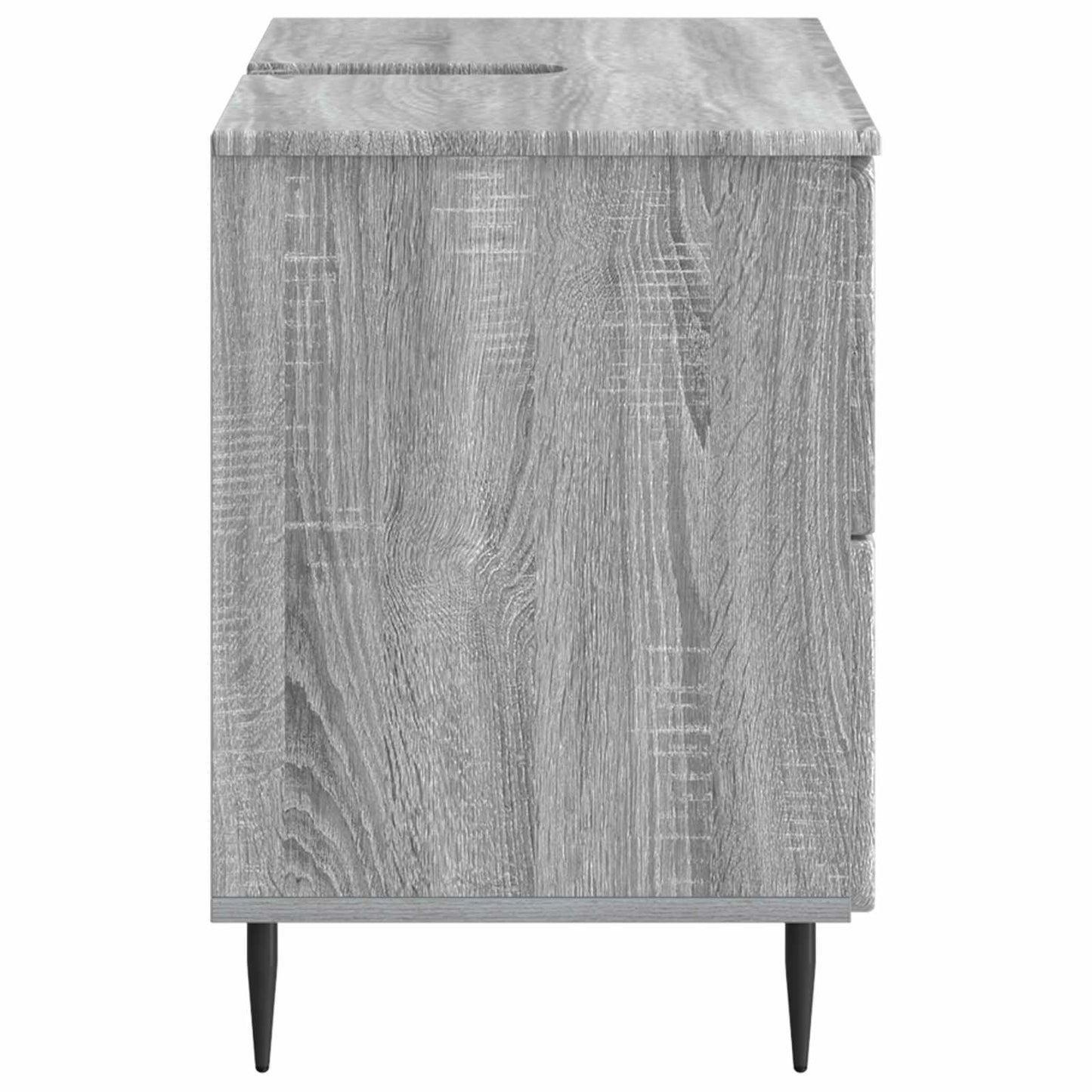 vidaXL Ντουλάπα Νιπτήρα Mπάνιου ZWOLLE Γκρι Sonoma 82 x 41 x 58,5 εκ
