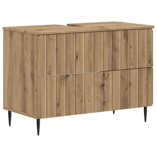vidaXL Ντουλάπα Νιπτήρα Mπάνιου ZWOLLE Artisan Δρυς 82 x 41 x 58,5 εκ