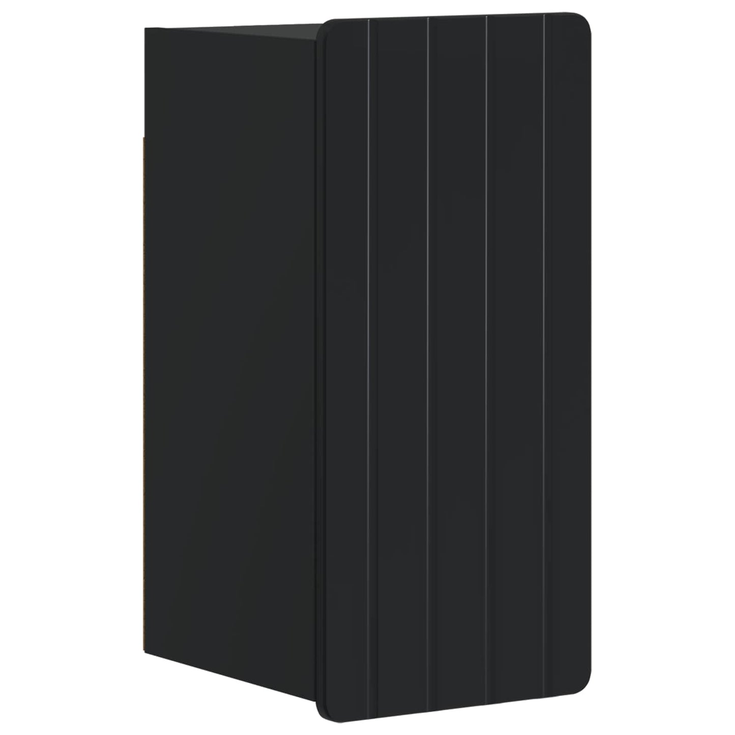 vidaXL Ντουλάπα τοίχου μπάνιου ZWOLLE Μαύρο 30 x 31 x 63 εκ.