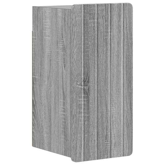 vidaXL Ντουλάπα τοίχου μπάνιου ZWOLLE Γκρι Sonoma 30 x 31 x 63 εκ.