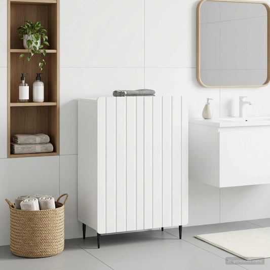 vidaXL Ντουλάπι Αποθήκευσης Μπάνιου ZWOLLE Λευκό 59,5 x 31 x 79,5 εκ
