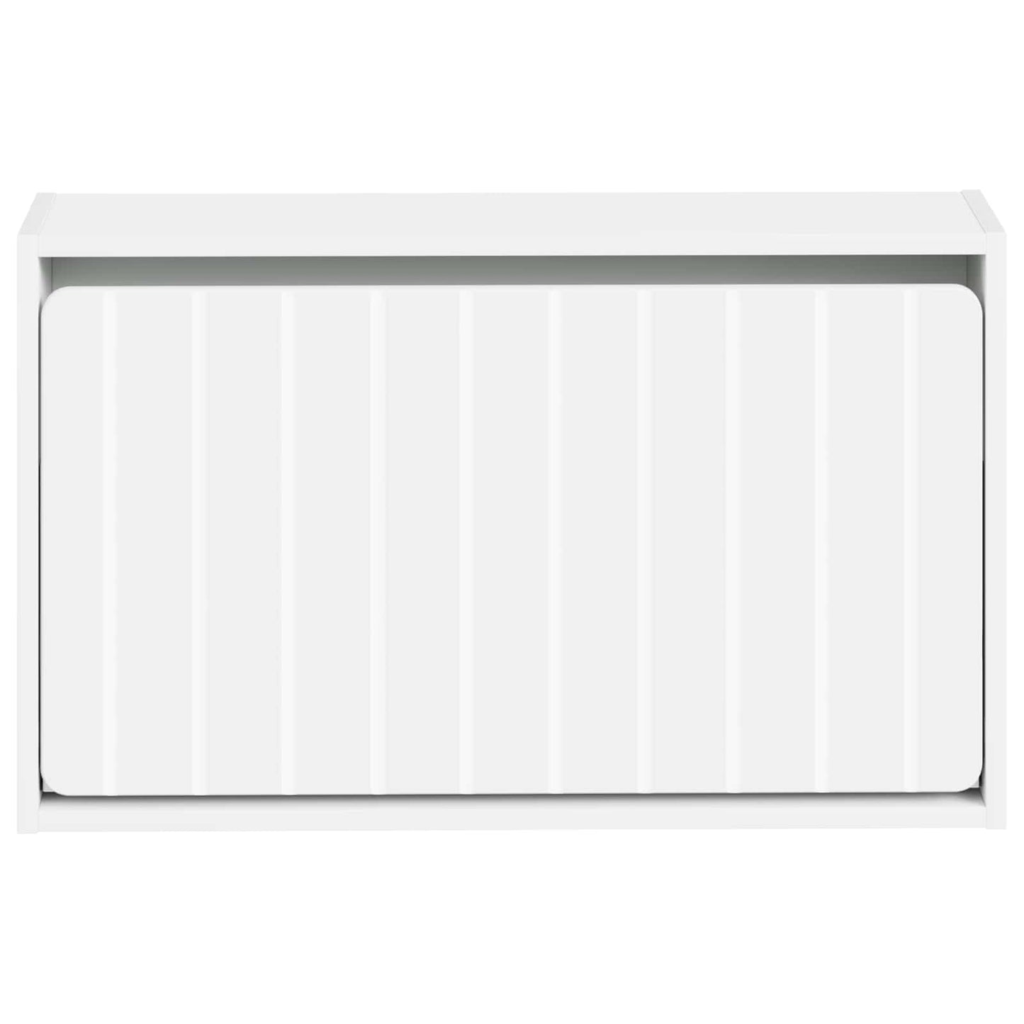 vidaXL Τοίχου Ντουλάπα Παπουτσιών ZWOLLE 71 x 17 x 43 εκ Λευκό