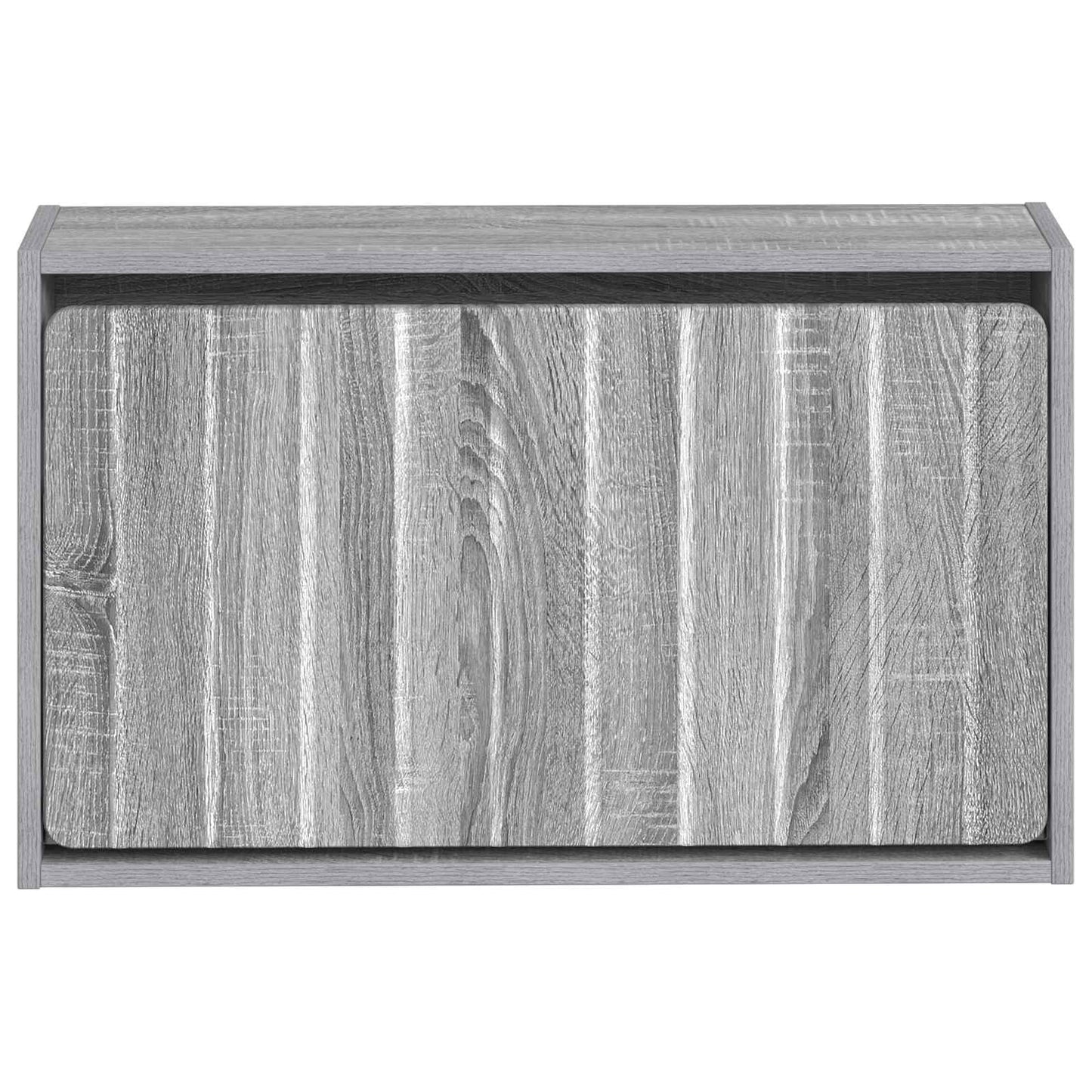 vidaXL Τοίχου Ντουλάπα Παπουτσιών ZWOLLE 71 x 17 x 43 εκ Γκρι Sonoma