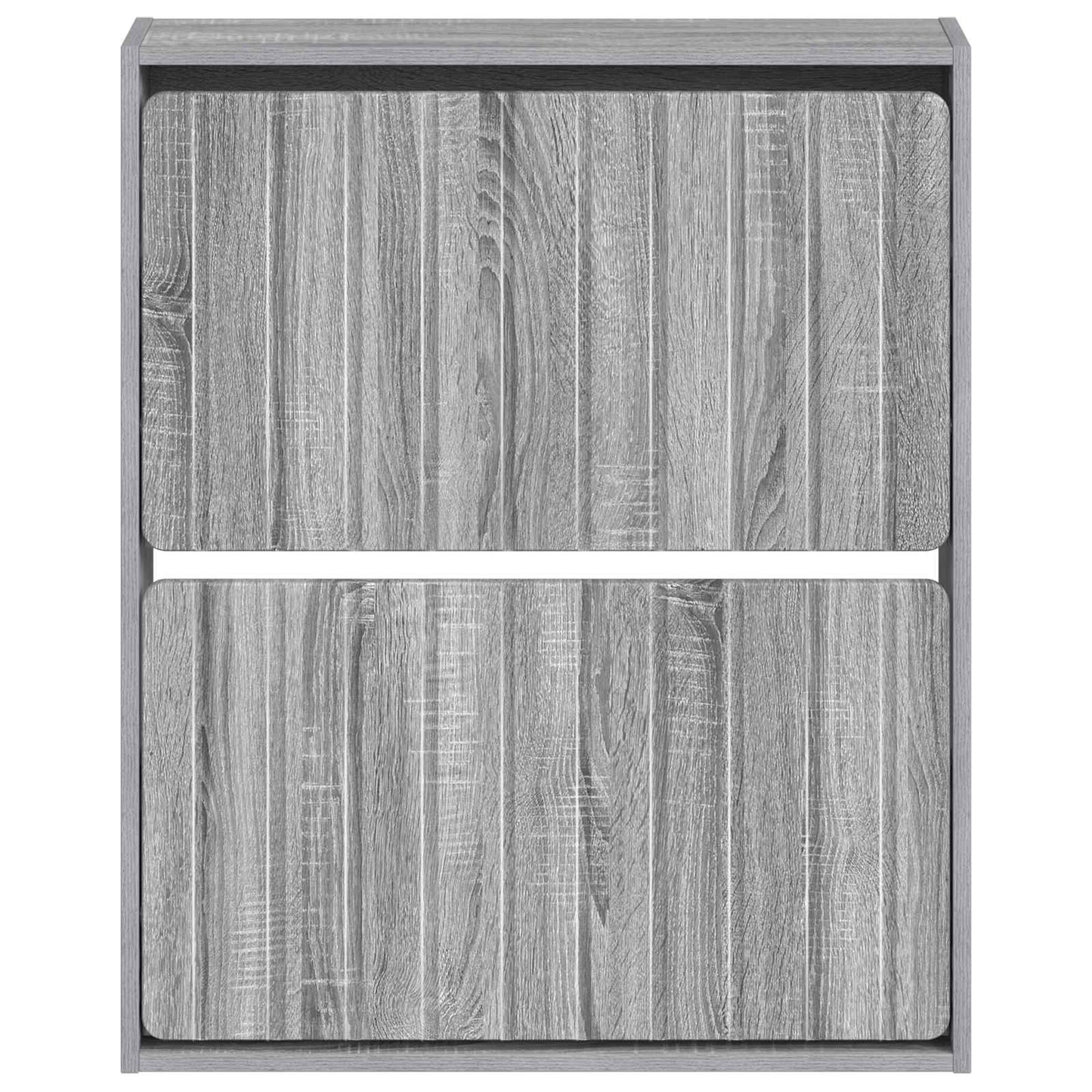 vidaXL Τοίχου Ντουλάπα Παπουτσιών ZWOLLE 71 x 17 x 86 εκ. Γκρι Sonoma