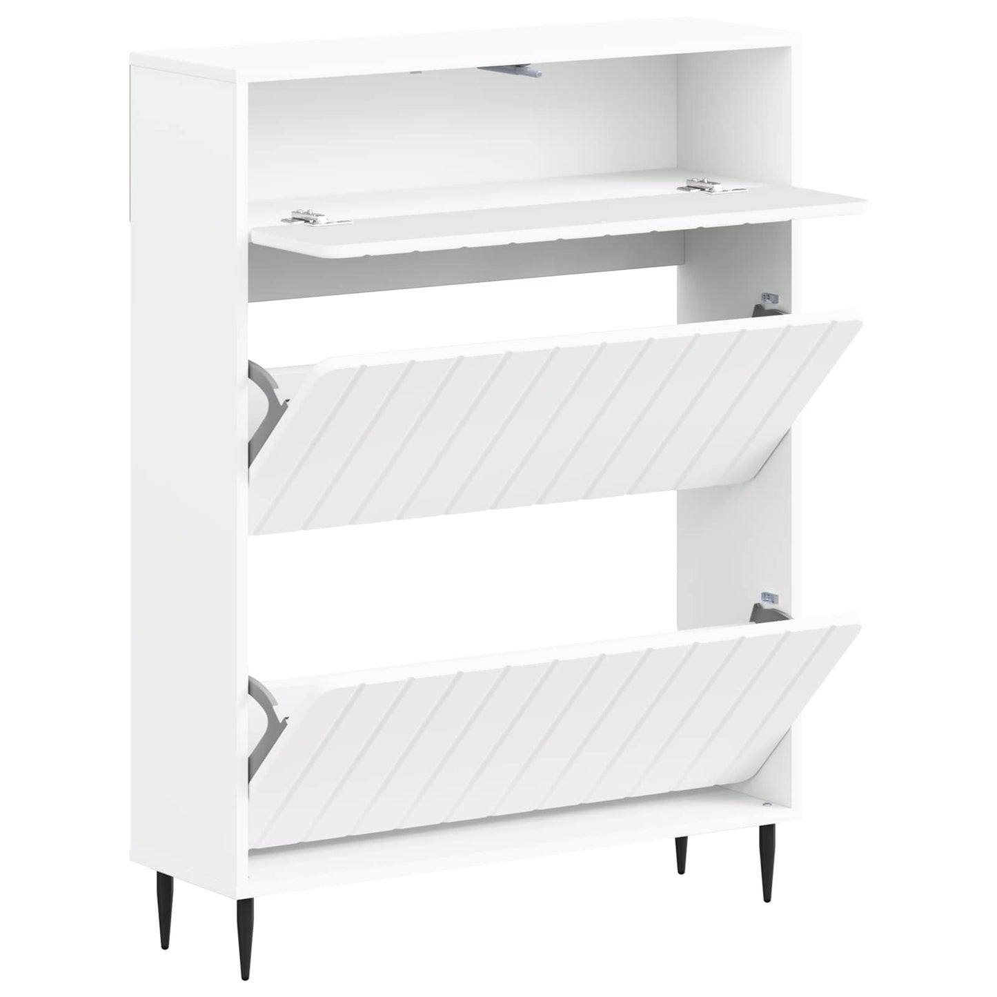 vidaXL Ντουλάπα Παπουτσιών ZWOLLE 78 x 24 x 103 εκ. Επεξεργασμένο Ξύλο