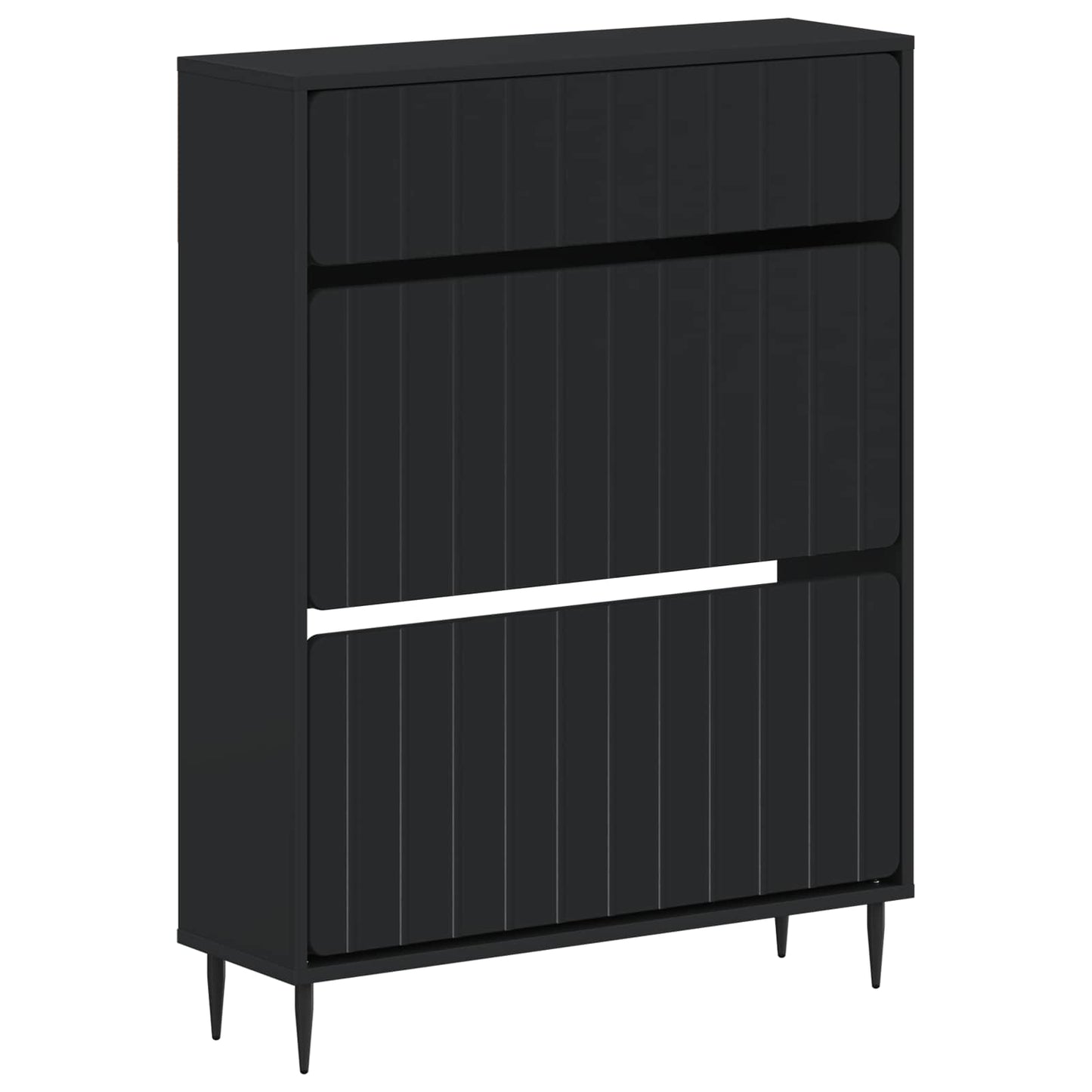 vidaXL Ντουλάπα Παπουτσιών ZWOLLE 78 x 24 x 103 εκ. Επεξεργασμένο Ξύλο