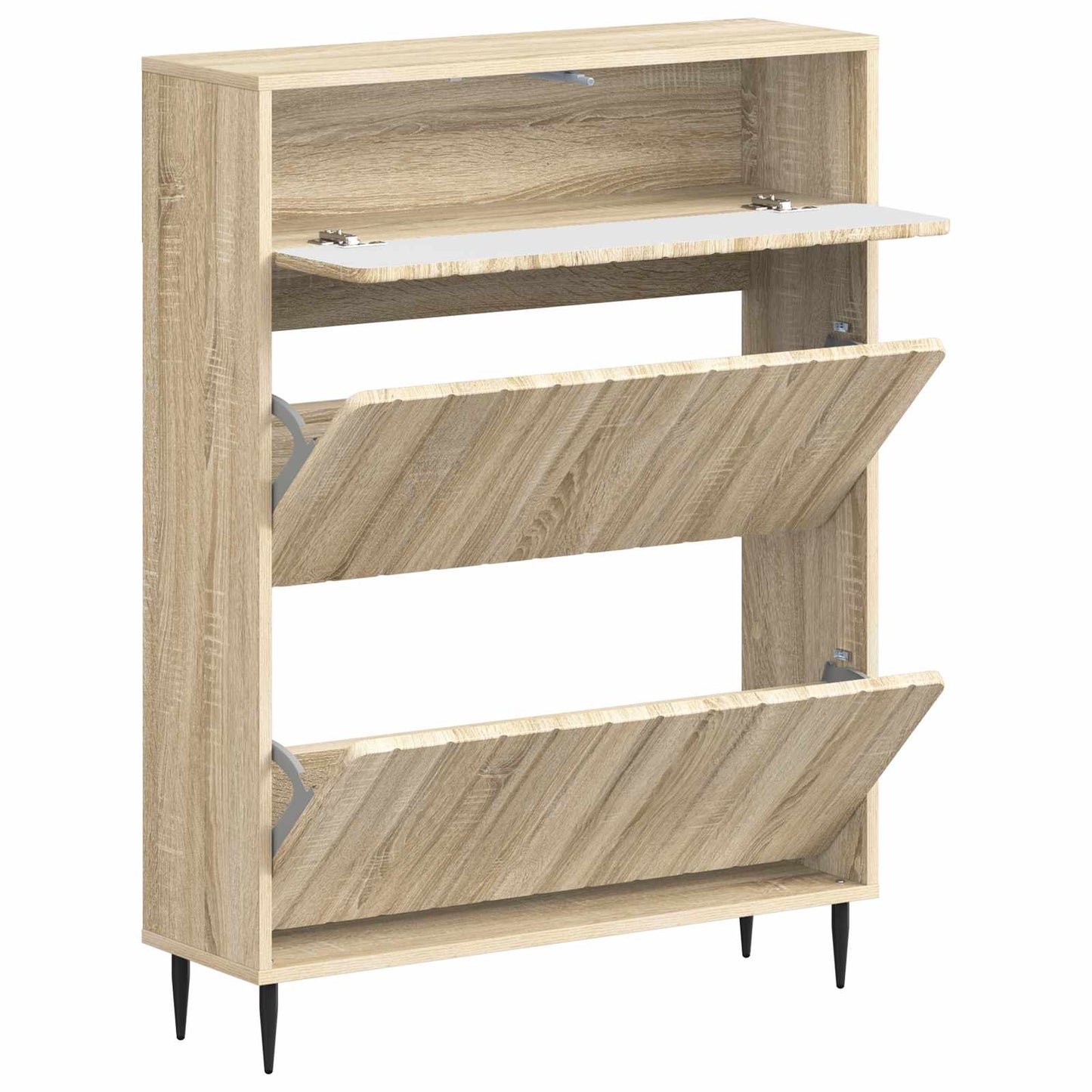 vidaXL Ντουλάπα Παπουτσιών ZWOLLE 78 x 24 x 103 εκ. Επεξεργασμένο Ξύλο