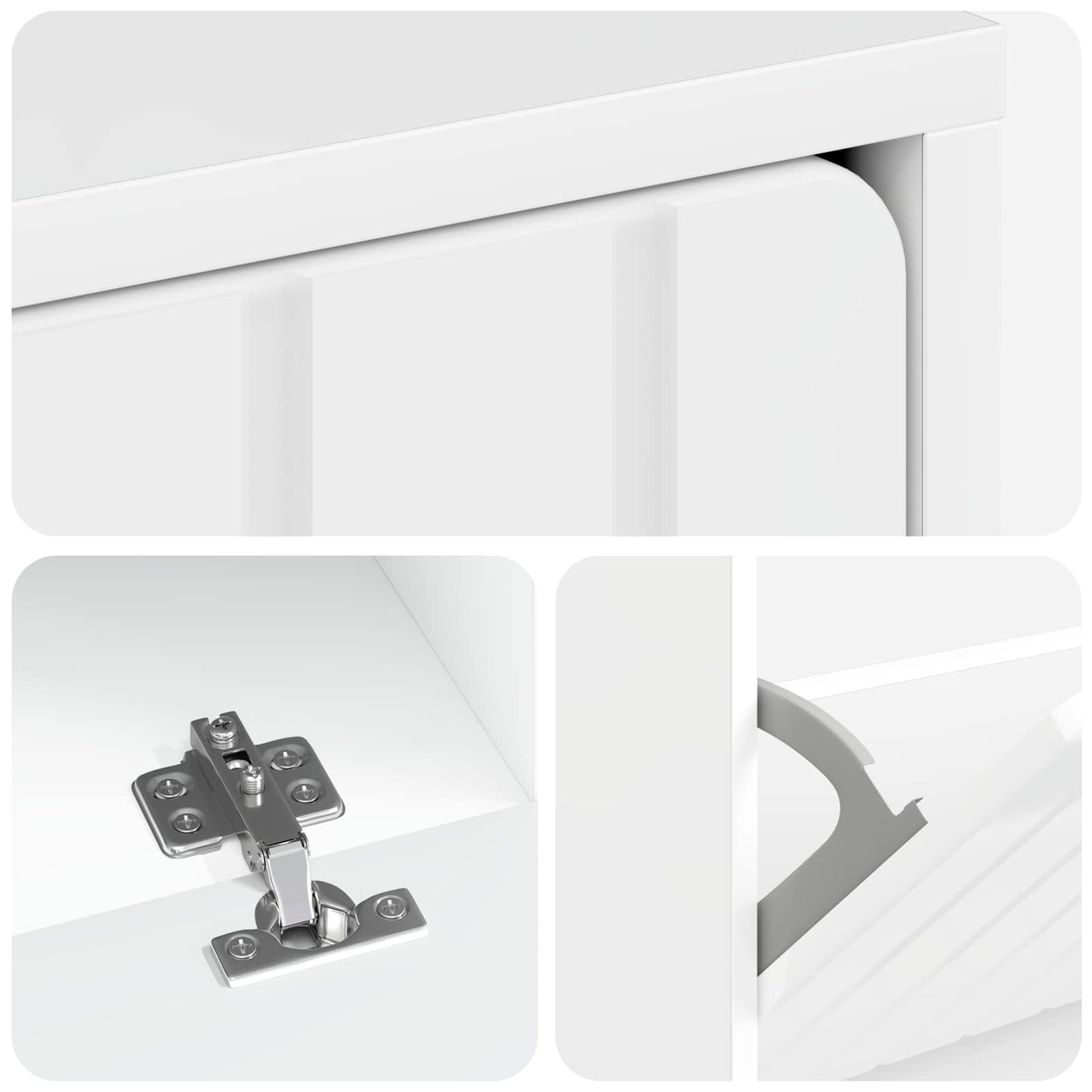 vidaXL Ντουλάπα Παπουτσιών ZWOLLE 78 x 24 x 103 εκ. Επεξεργασμένο Ξύλο