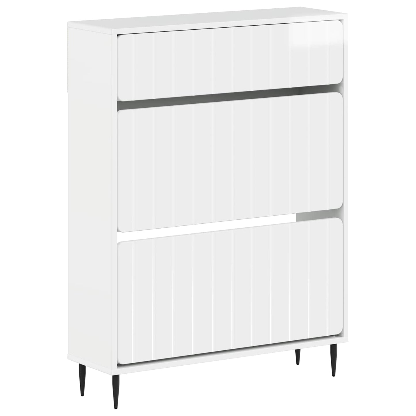 vidaXL Ντουλάπα Παπουτσιών ZWOLLE 78 x 24 x 103 εκ. Επεξεργασμένο Ξύλο
