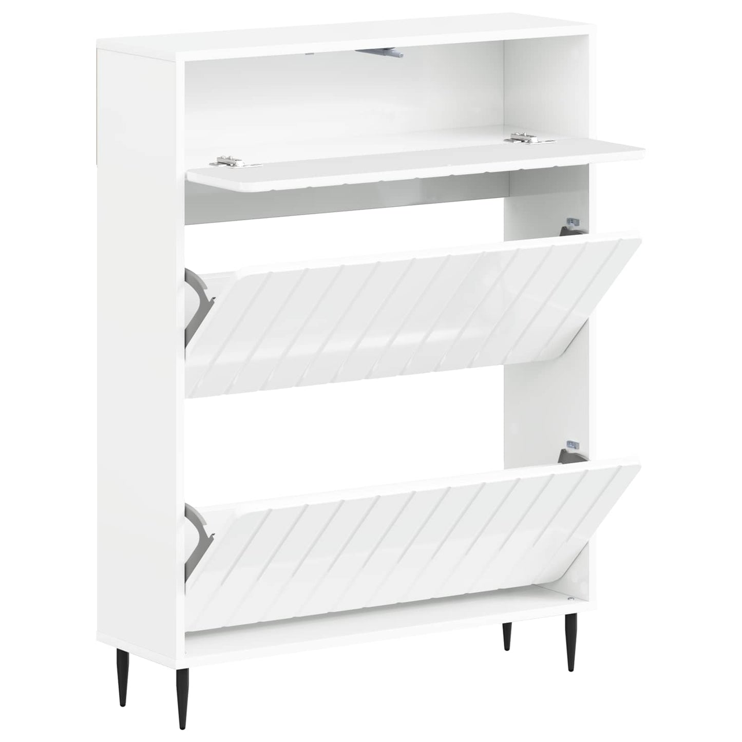 vidaXL Ντουλάπα Παπουτσιών ZWOLLE 78 x 24 x 103 εκ. Επεξεργασμένο Ξύλο