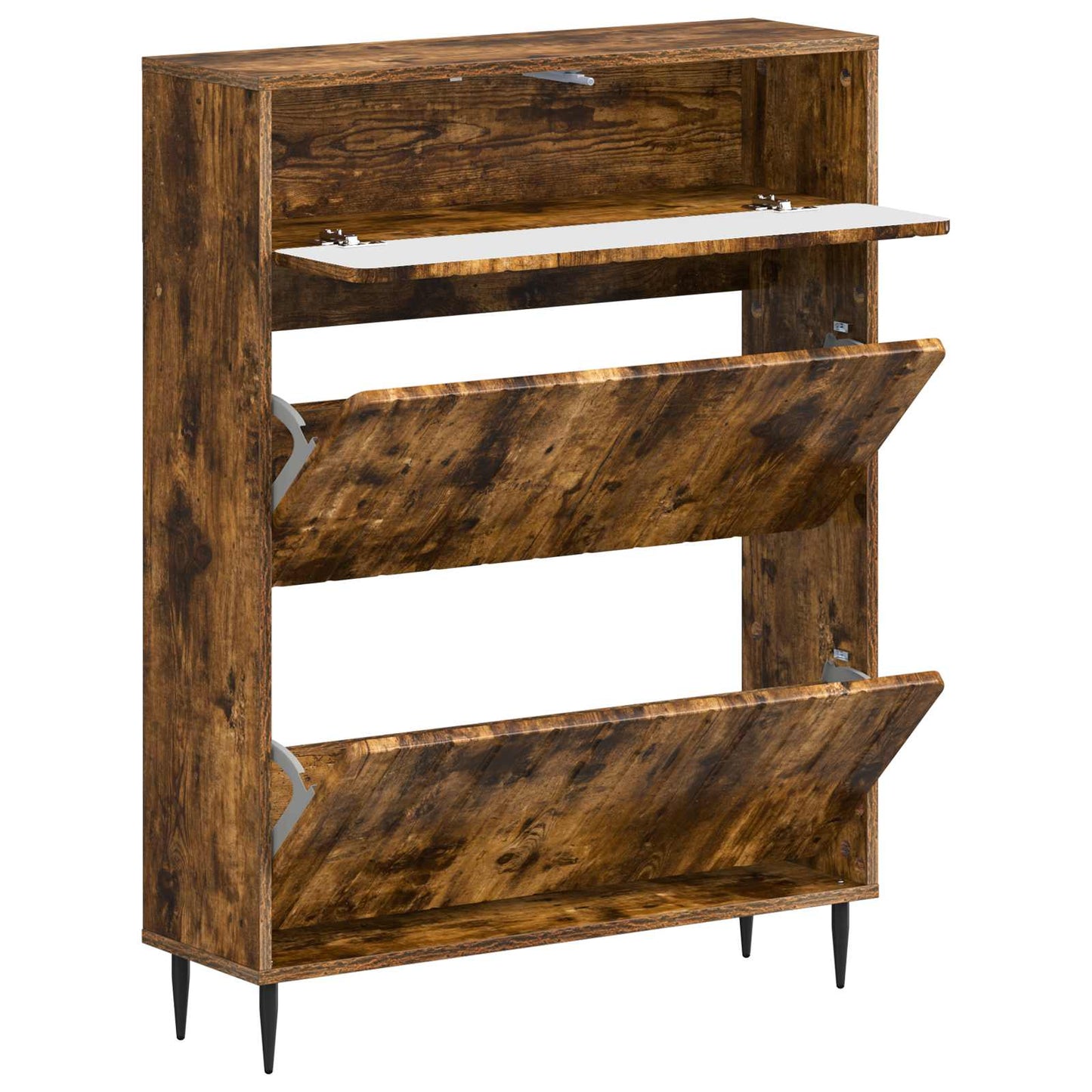 vidaXL Ντουλάπα Παπουτσιών ZWOLLE 78 x 24 x 103 εκ. Επεξεργασμένο Ξύλο