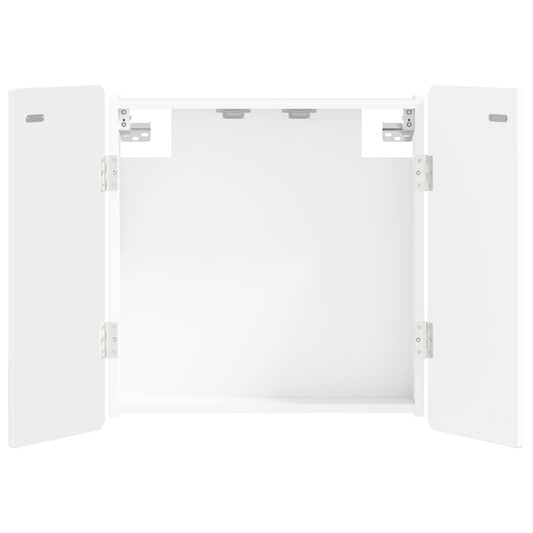 vidaXL Ντουλάπα Πινάκων Βελών ZWOLLE Λευκό 52,5 x 10,5 x 57,5 εκ