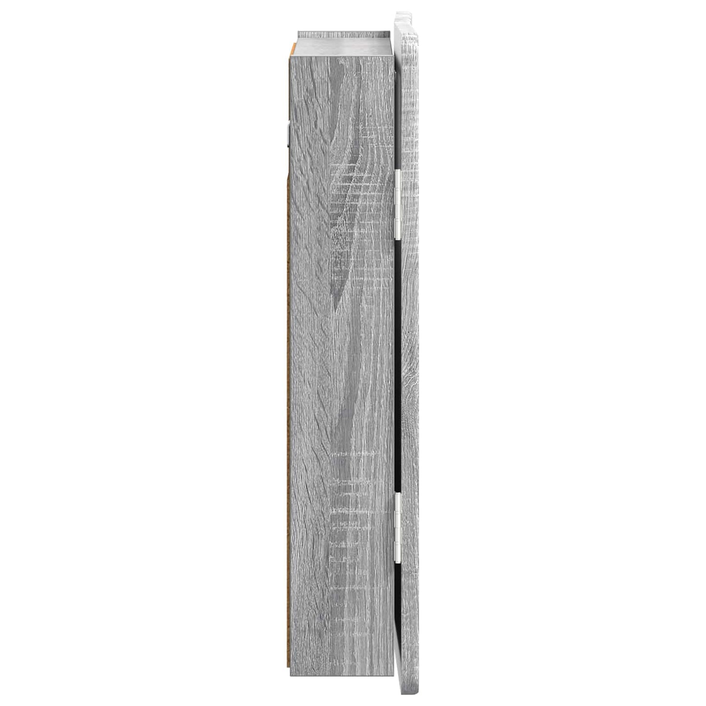 vidaXL Ντουλάπα Πινάκων Βελών ZWOLLE Γκρι Sonoma 52,5 x 10,5 x 57,5 εκ
