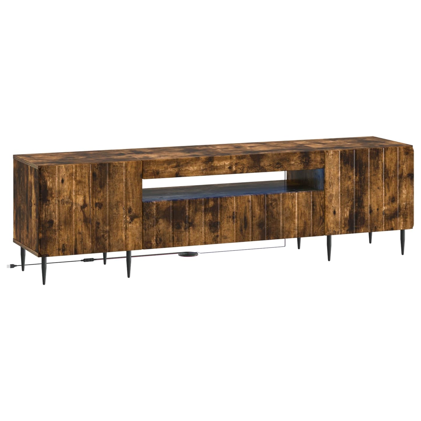 vidaXL Ντουλάπα LED Τηλεόρασης ZWOLLE 153 x 35 x 43 εκ