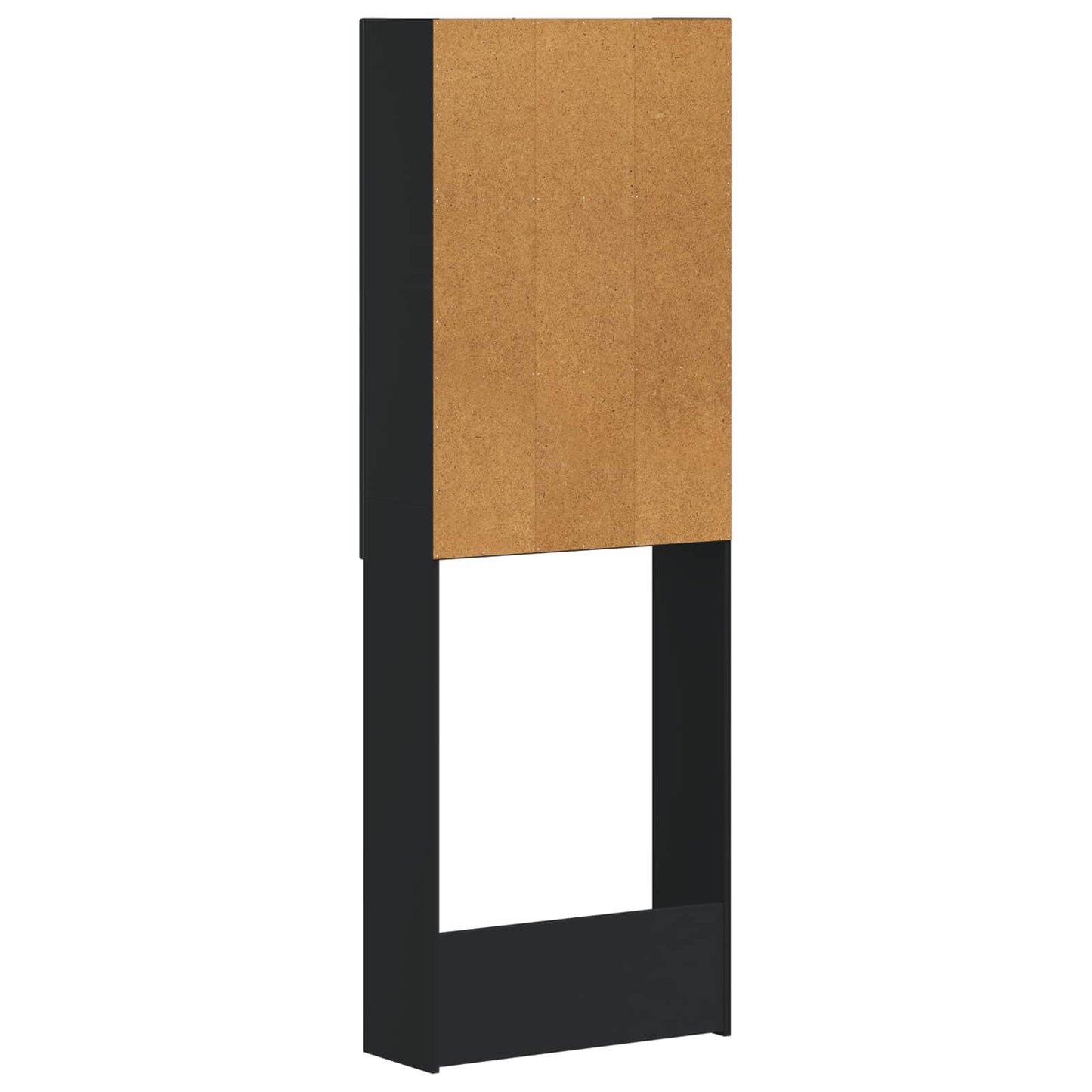 vidaXL Ντουλάπα τουαλέτας ZWOLLE Μαύρο 66 x 25,5 x 190 εκ.