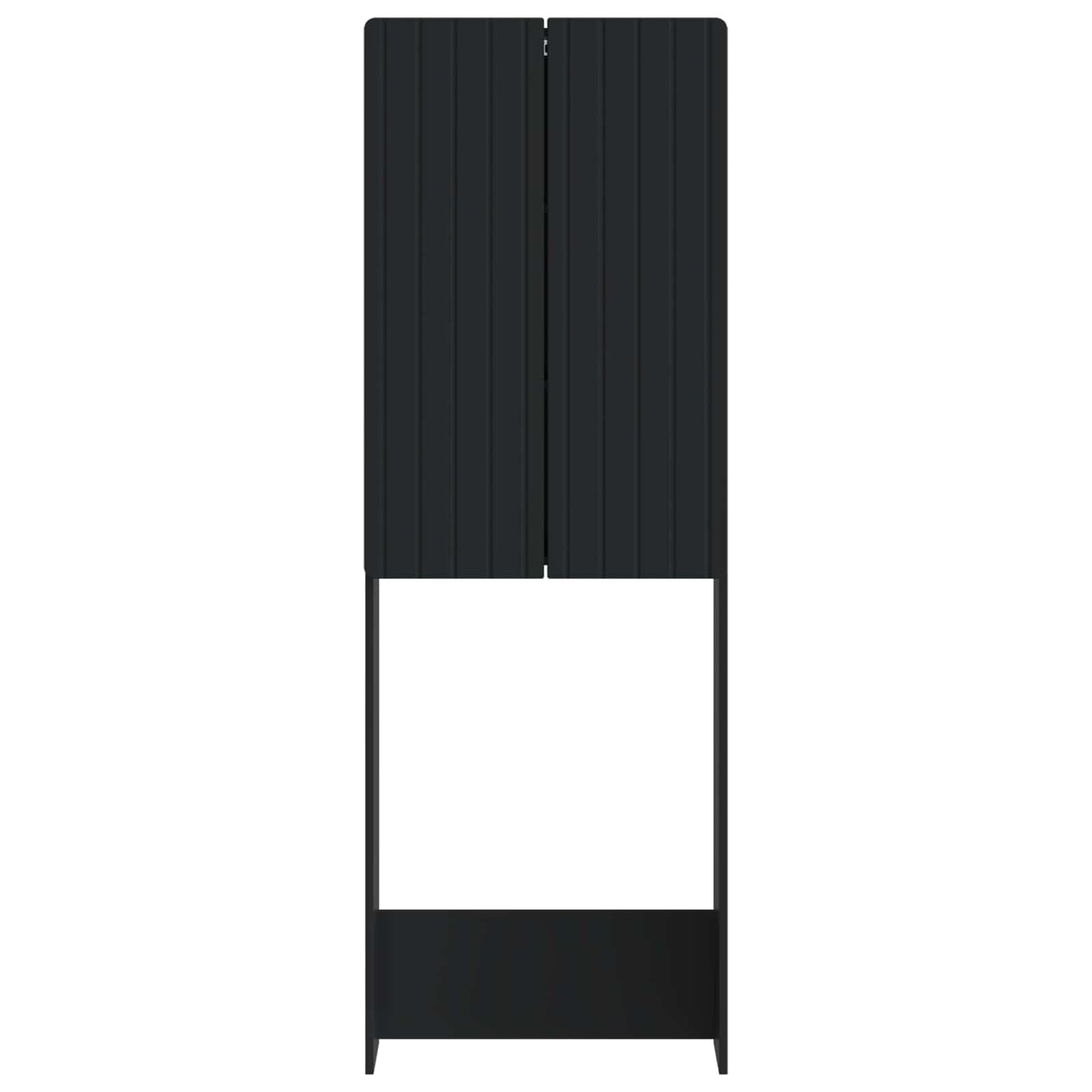 vidaXL Ντουλάπα τουαλέτας ZWOLLE Μαύρο 66 x 25,5 x 190 εκ.