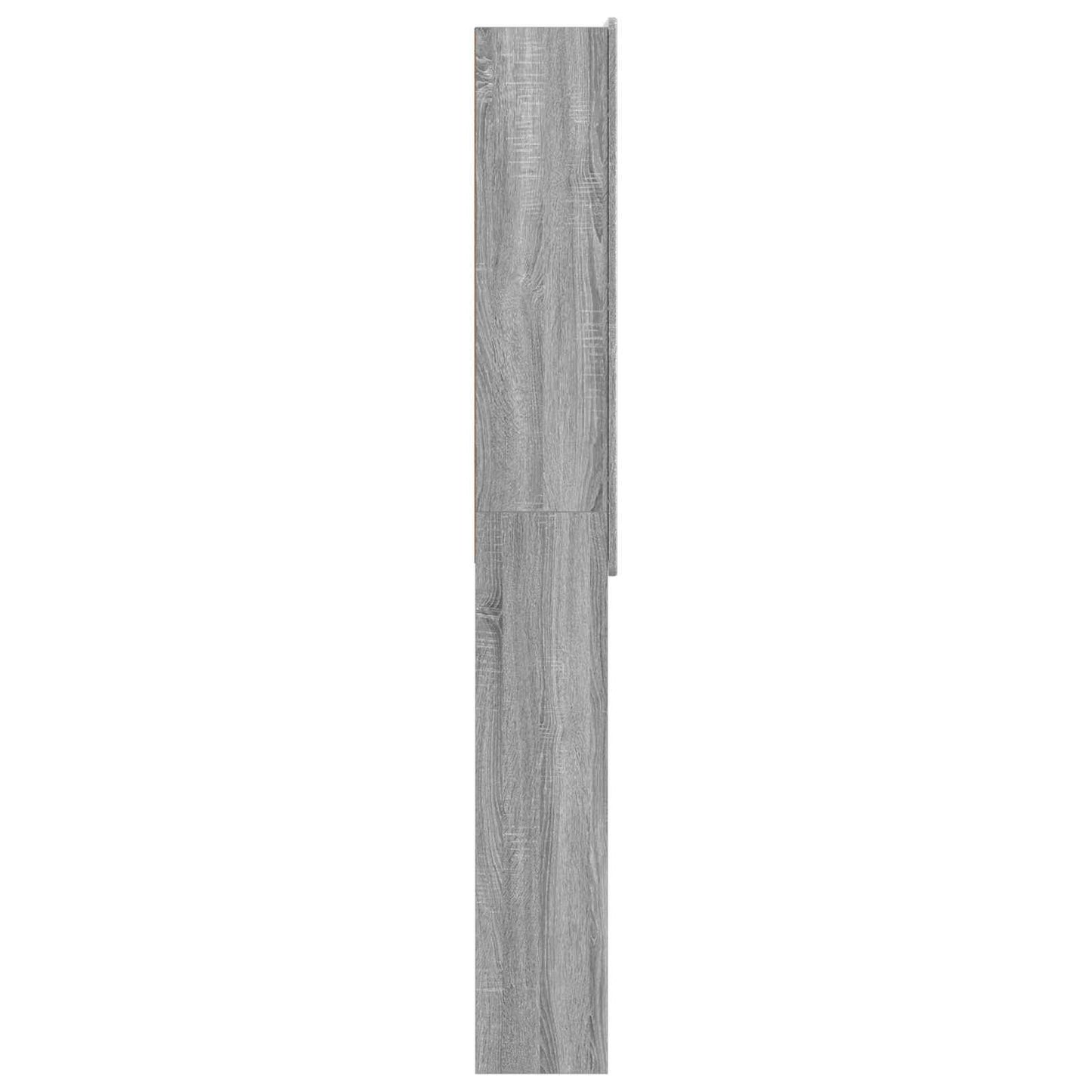 vidaXL Ντουλάπα τουαλέτας ZWOLLE Γκρι Sonoma 66 x 25,5 x 190 εκ.