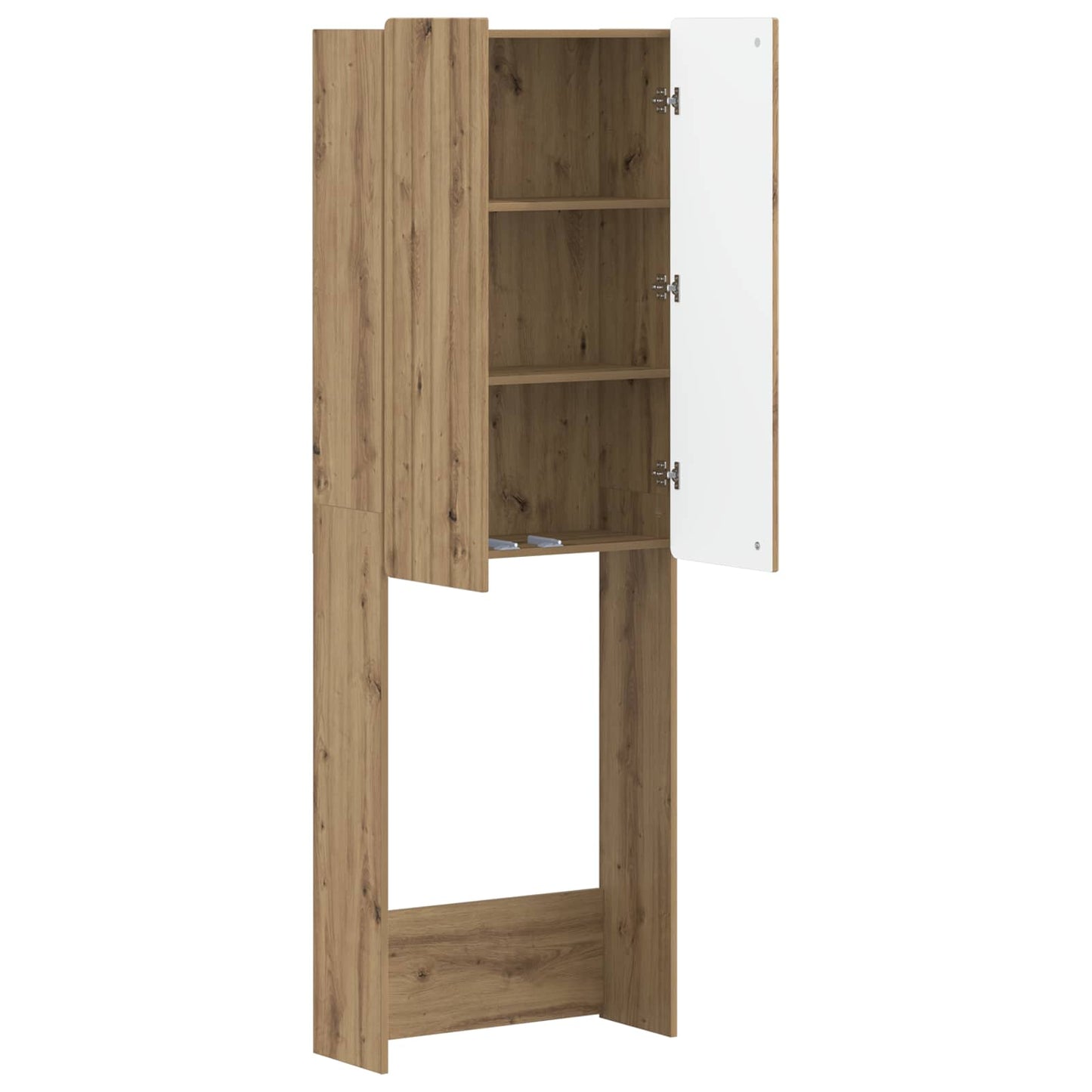 vidaXL Ντουλάπα τουαλέτας ZWOLLE Artisan Δρυς 66 x 25,5 x 190 εκ.