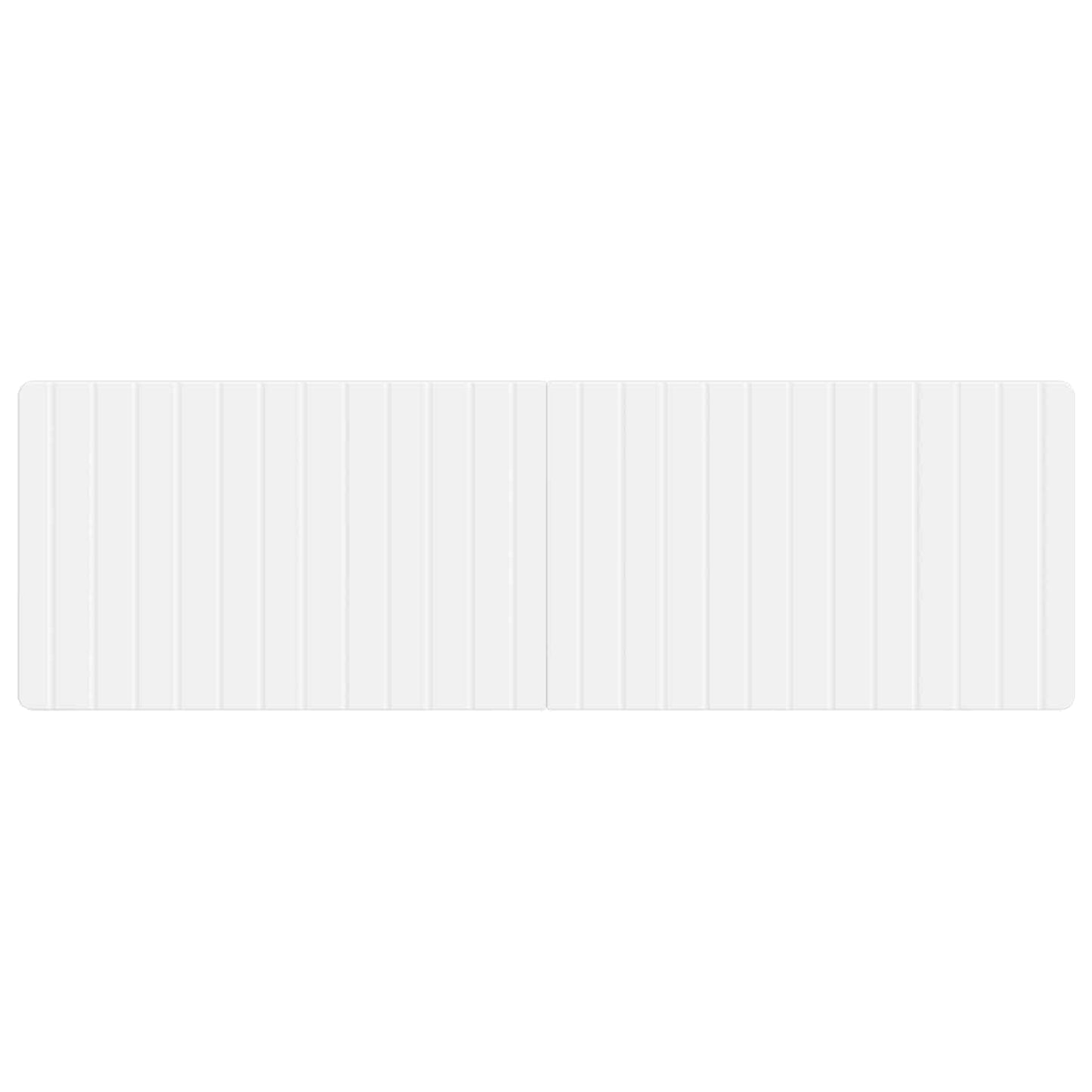 vidaXL Κεφαλάρι Τοίχου ZWOLLE Λευκό Επεξεργασμένο Ξύλο