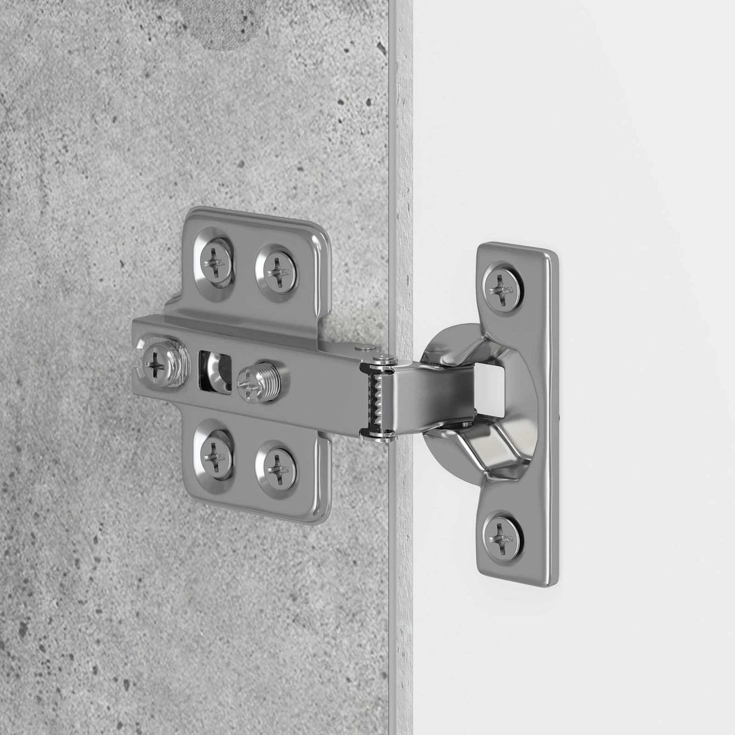vidaXL Ντουλάπι Μπάνιου με Ανοιχτό Ράφι ARNHEM Γκρι Σκυροδέματος