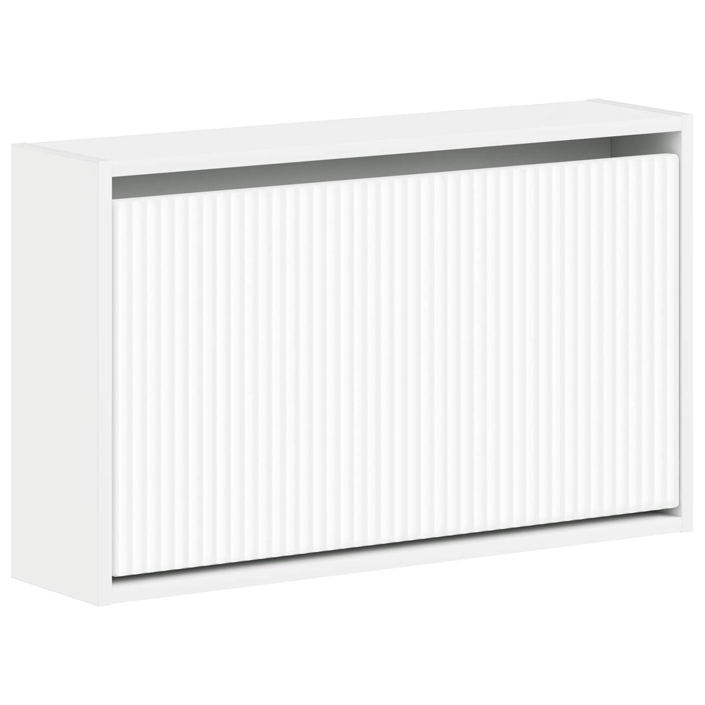 vidaXL Τοίχου Ντουλάπα Παπουτσιών ARNHEM 71 x 17 x 43 εκ Λευκό