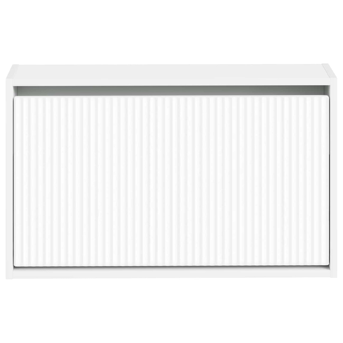 vidaXL Τοίχου Ντουλάπα Παπουτσιών ARNHEM 71 x 17 x 43 εκ Λευκό
