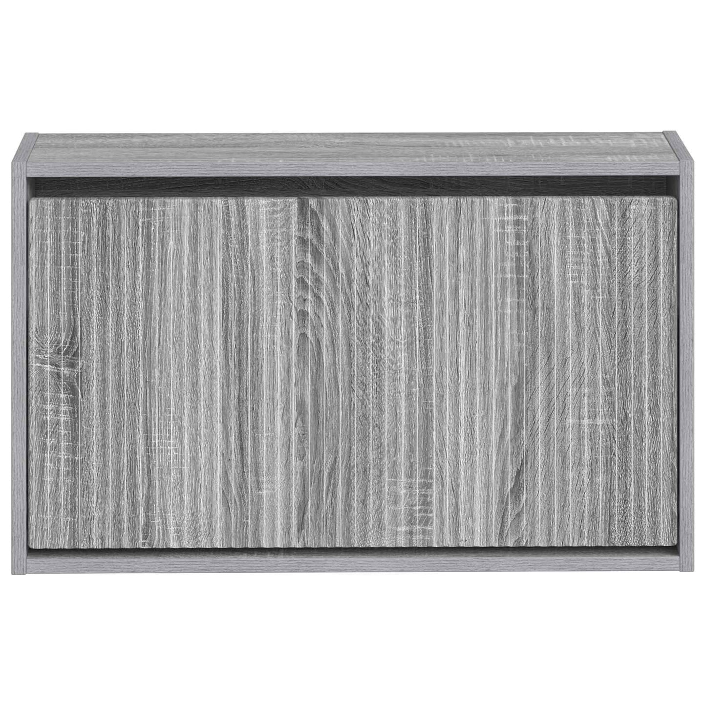 vidaXL Τοίχου Ντουλάπα Παπουτσιών ARNHEM 71 x 17 x 43 εκ Γκρι Sonoma