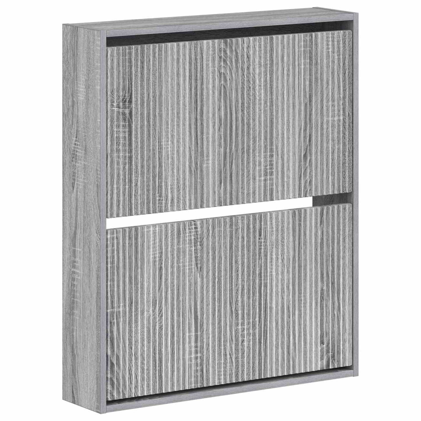 vidaXL Τοίχου Ντουλάπα Παπουτσιών ARNHEM 71 x 17 x 86 εκ. Γκρι Sonoma