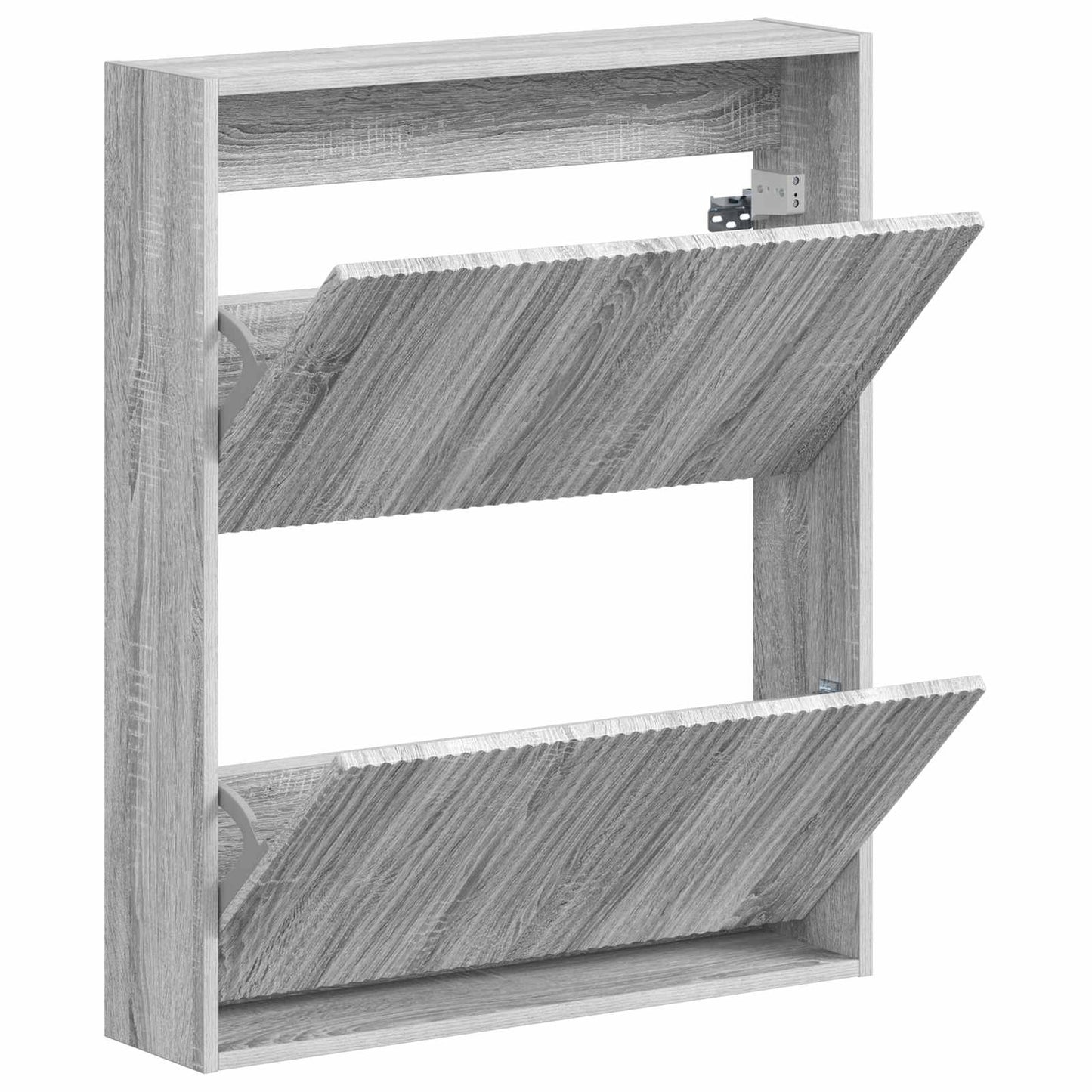 vidaXL Τοίχου Ντουλάπα Παπουτσιών ARNHEM 71 x 17 x 86 εκ. Γκρι Sonoma