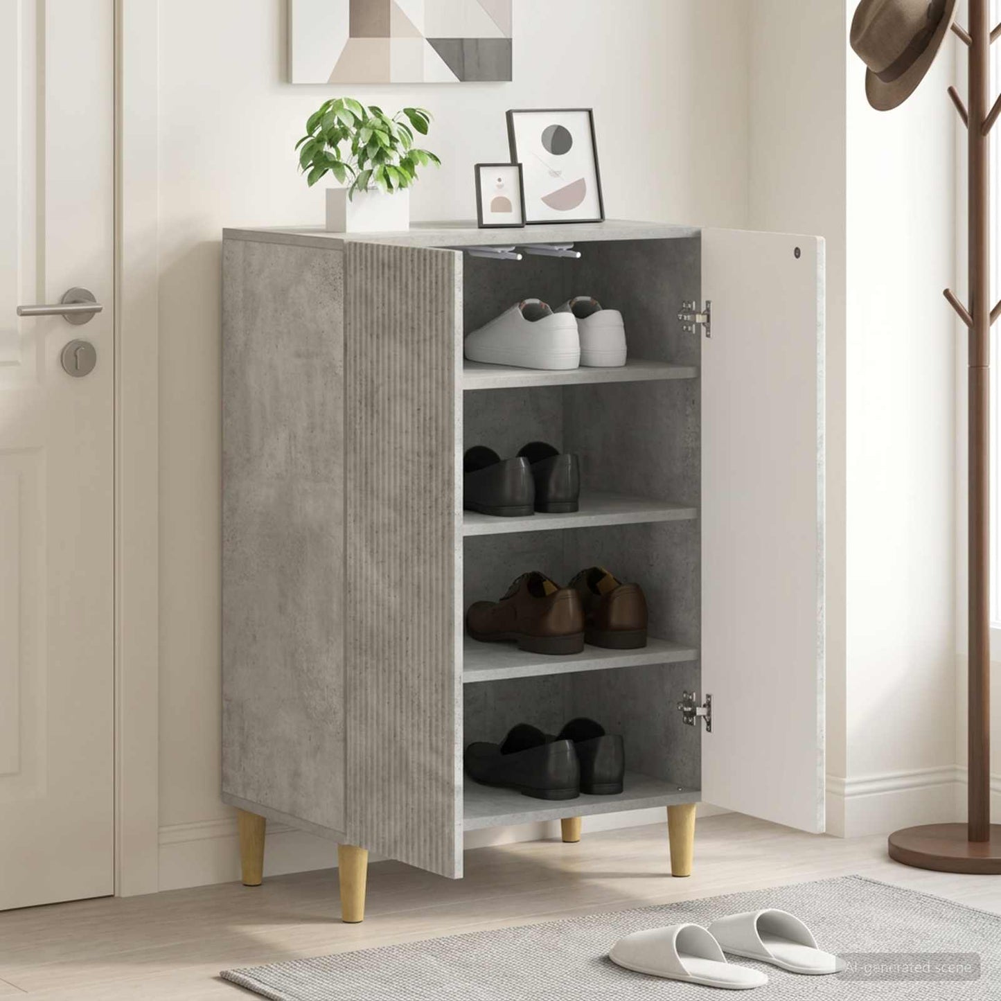 vidaXL Ντουλάπα Παπουτσιών ARNHEM 59,5 x 39,5 x 90 εκ.