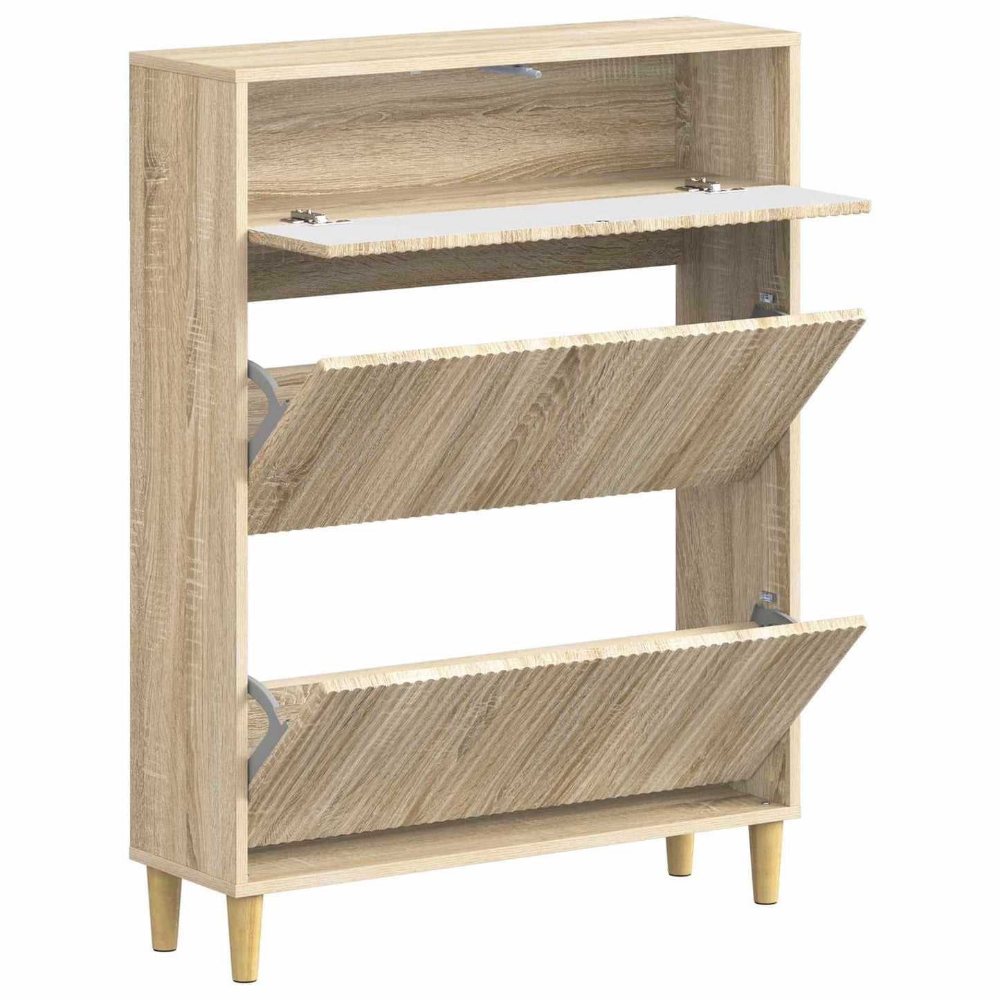 vidaXL Ντουλάπα Παπουτσιών ARNHEM 78 x 24 x 103 εκ. Επεξεργασμένο Ξύλο