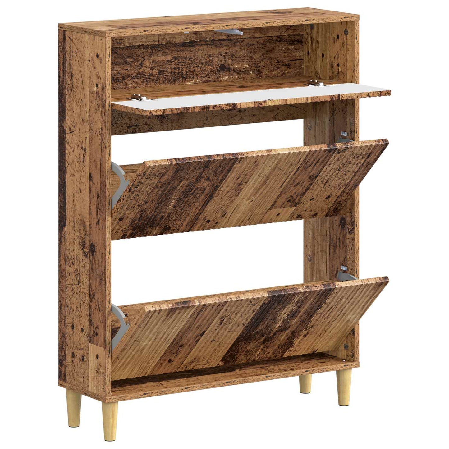 vidaXL Ντουλάπα Παπουτσιών ARNHEM 78 x 24 x 103 εκ. Επεξεργασμένο Ξύλο
