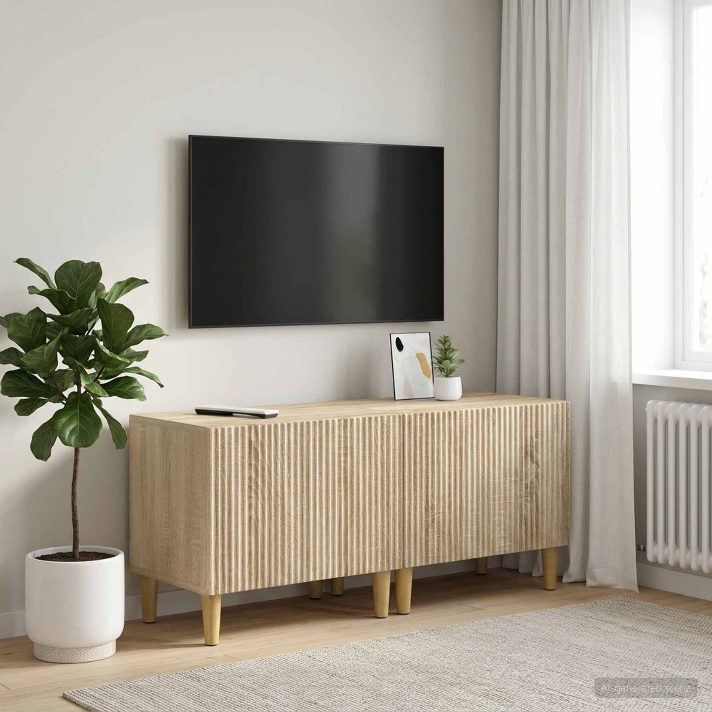 vidaXL Ντουλάπι TV Sonoma Δρυς Επεξεργασμένο Ξύλο