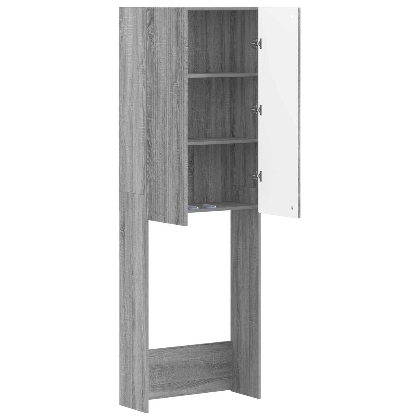 vidaXL Ντουλάπα τουαλέτας ARNHEM Γκρι Sonoma 66 x 25,5 x 190 εκ.