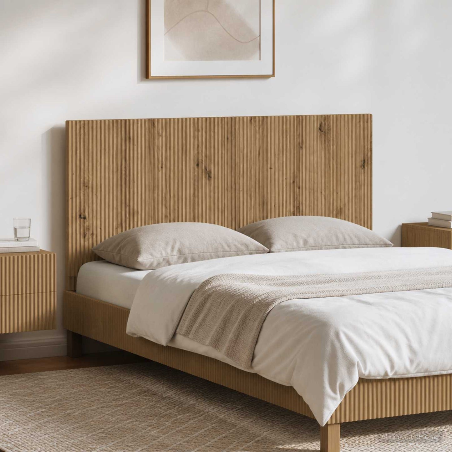 vidaXL Κεφαλάρι Τοίχου ARNHEM Artisan Δρυς Επεξεργασμένο Ξύλο