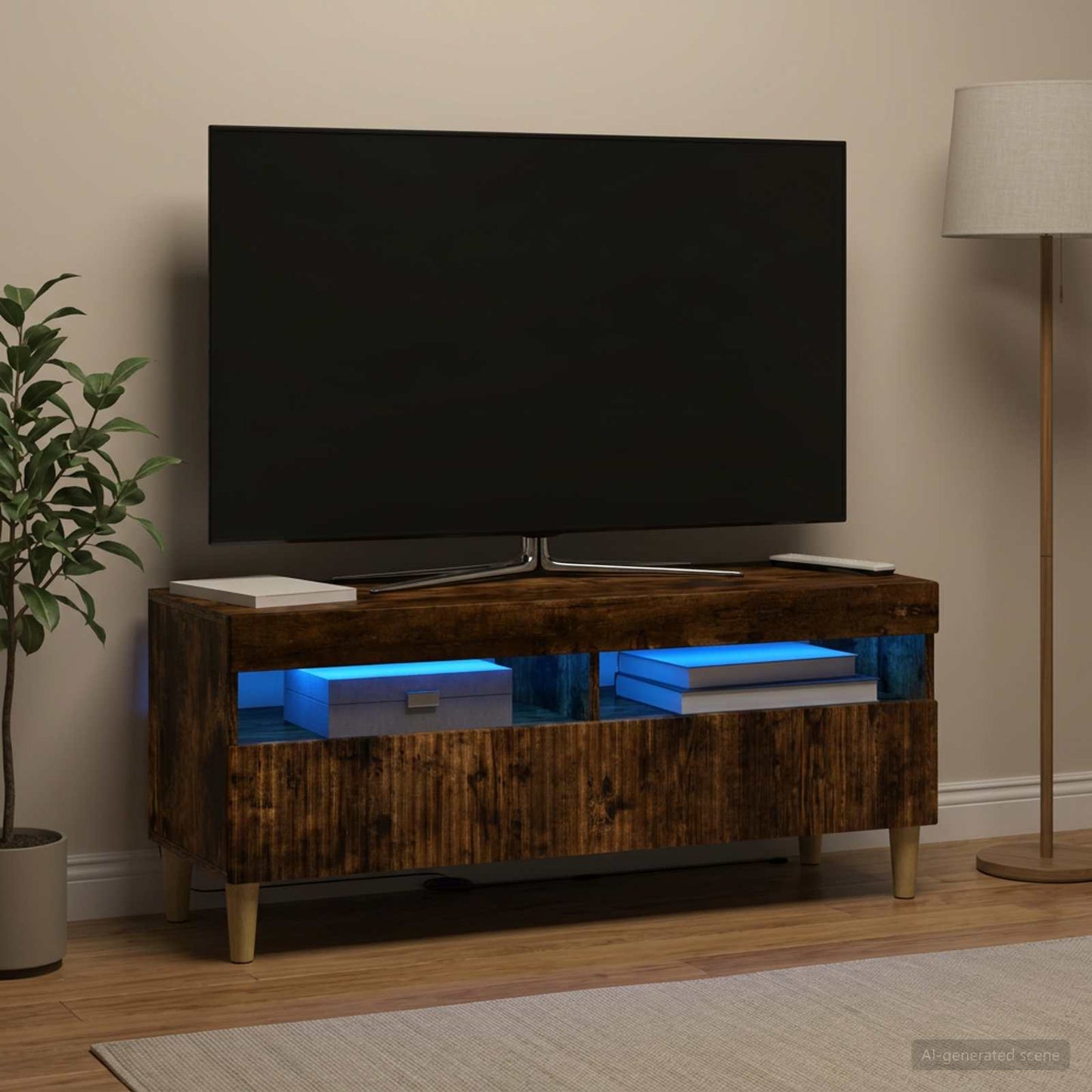 vidaXL Ντουλάπα LED Τηλεόρασης ARNHEM 100 x 35 x 43 εκ.